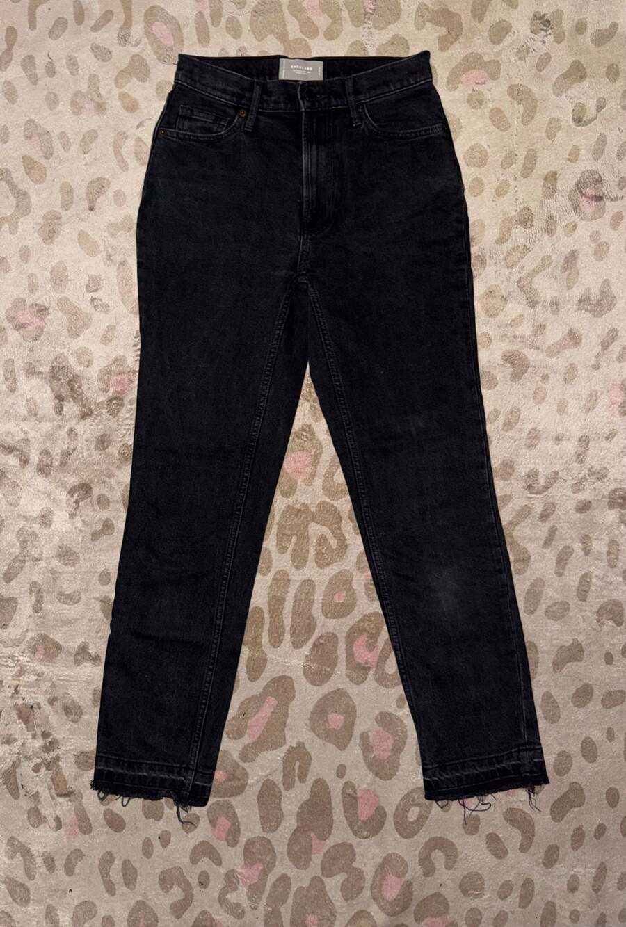 Everlane The Original Cheeky Jean in Black size 25/ 4-6